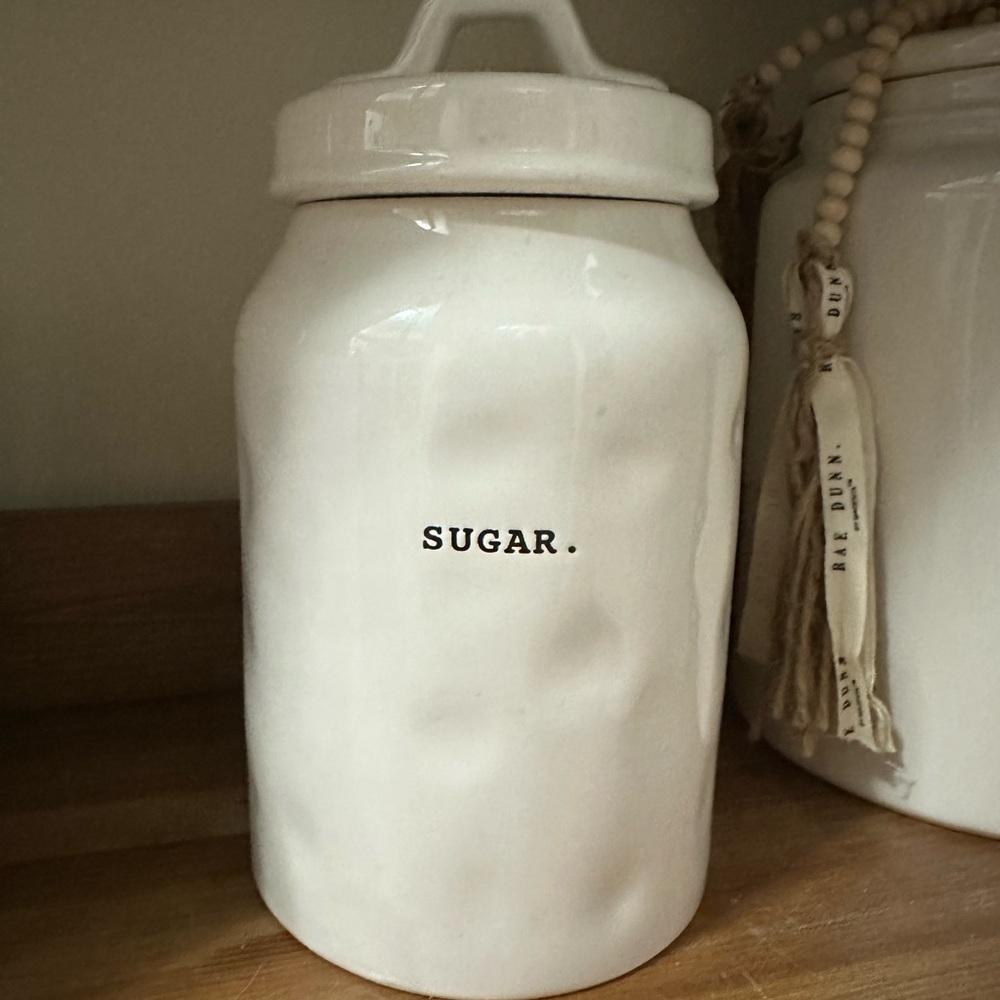 Rae Dunn typewriter sugar